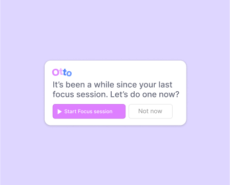 Otto push notifications